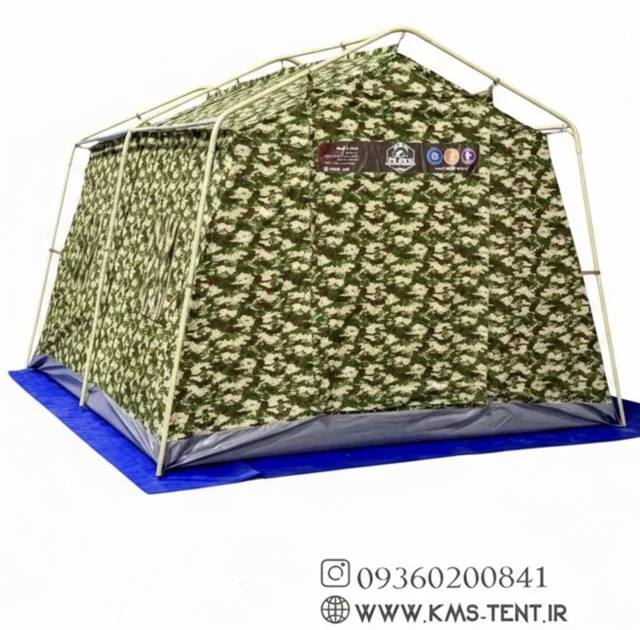 چادر کمپینگ مدل مارتیال ۱۲ نفره KMS سایز ۳×۴