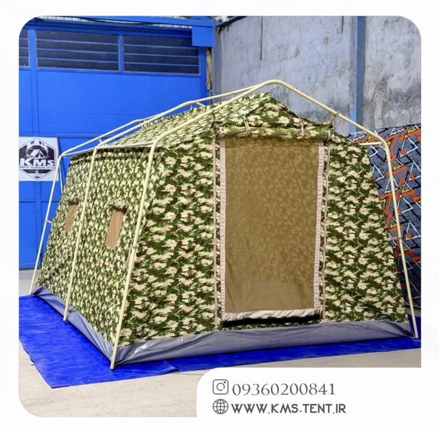 چادر کمپینگ مدل مارتیال ۱۲ نفره KMS سایز ۳×۴