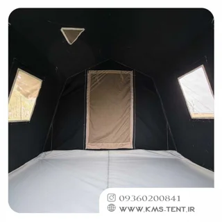 چادر کمپینگ برزنت گلشن پاکستانی برند KMS سایز ۲×۳ سبز