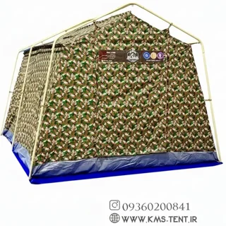 چادر کمپینگ مدل استتار ۱۲ نفره KMS سایز ۳×۴