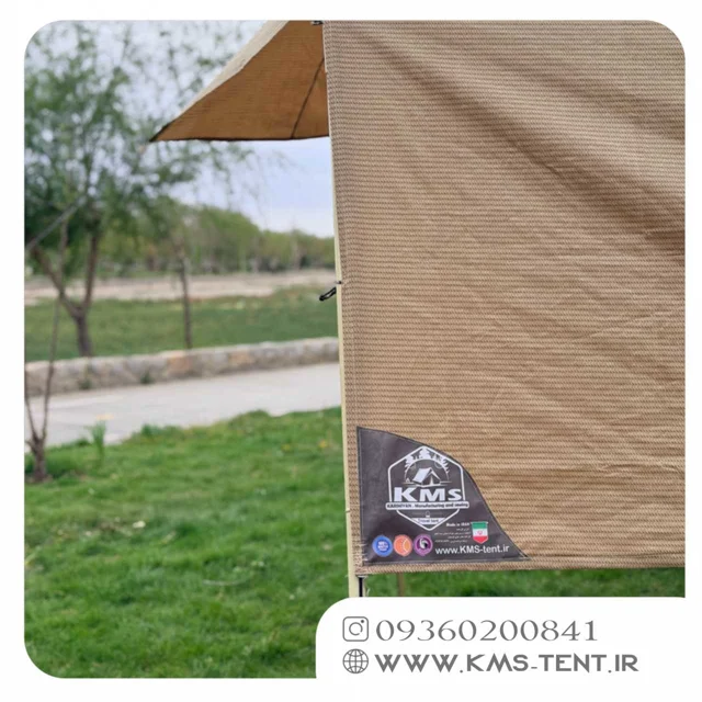 سایبان 16 نفره KING ( سایبان کمپینگ و تجاری) ضدآب و ضدآفتاب مدل پلاسما برند KMS