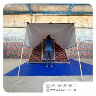 سایبان تارپ شونده بغل یا درب جلو همه چادر های 2*3 برند KMS