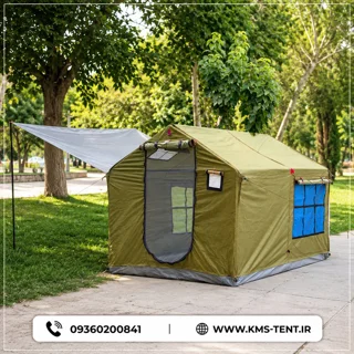 چادر مسافرتی اسکلتی ضدآب برنو بلیز ابعاد 2*3 برند KMS