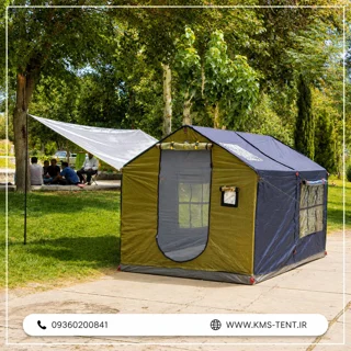 چادر مسافرتی اسکلتی ضدآب برنو بلیز ابعاد 2*3 برند KMS