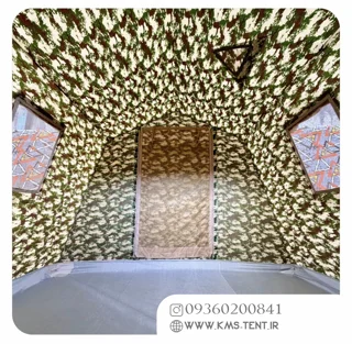 چادر کمپینگ ۶ نفره مدل مارتیال KMS سایز ۲×۳ | چادر مسافرتی ضدآب چهار فصل دو پوش