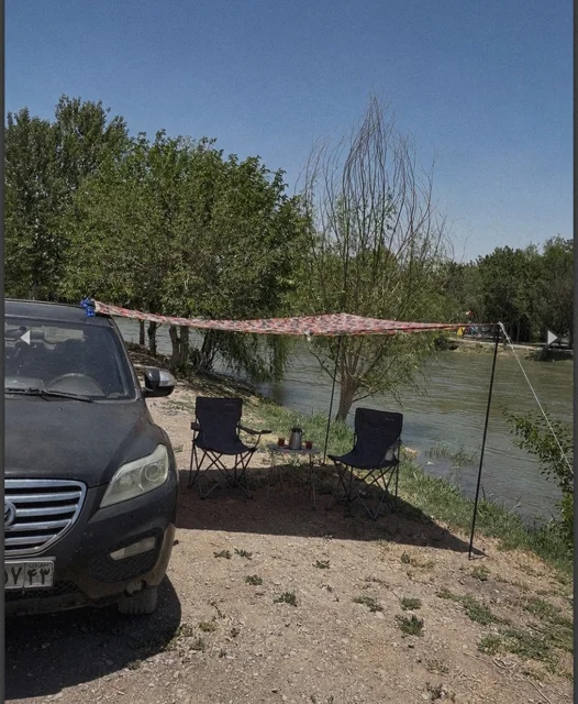 سایبان کنار خودرو آفرودی و شاسی بلند برند KMS
